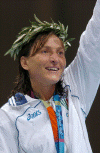 Felicit sul podio